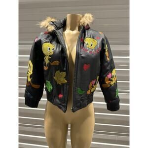 rare Vintage 90s Tweety Bird juniors coat